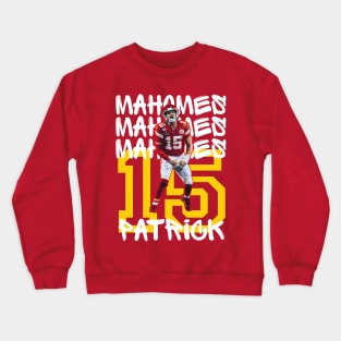 Mahomes chiefs pixel art Crewneck Sweatshirt